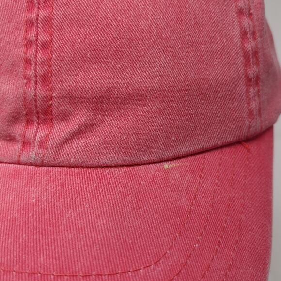 Scala Gal Strapback Baseball Hat Solid Pink One Size Adjustable Blank - Picture 3 of 10